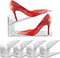 Yes!Fresh Shoe Slots Organizer, Boutique Display Style Shoe Stacker for A Pair of
