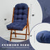 44"*20"*4" Outdoor Adirondack Chair Cushions Waterproof Printing High Back Glider Rocker Chair Replacement Cushion