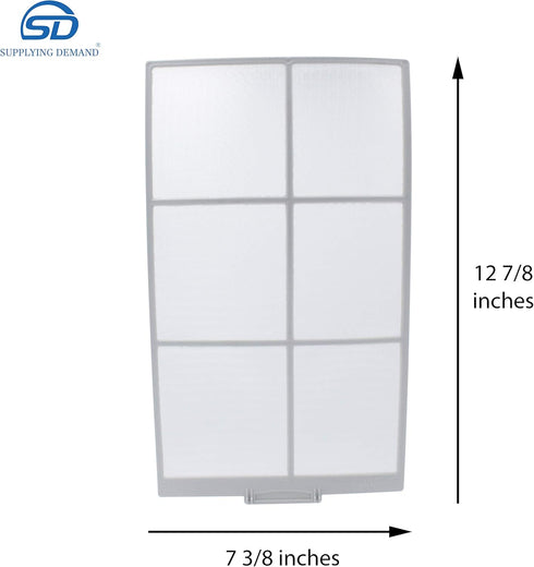 Supplying Demand WJ85X10173 Room Air Conditioner Filter Screen Replacement (12-7/8 x 7-3/8 Inches)
