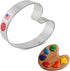 Paint Palette Cookie Cutter, 3.5" Made in USA by Ann Clark