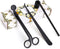 3 in 1 Candle Accessory Set - Candle Care Kit with Wick Trimmer, Wick Dipper, Gift Packaging (Black)