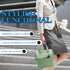 Mziart Insulated Lunch Bag, Simple Bento Cooler Tote for Lunch Box, Light Green for Work, Picnic, Hiking