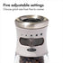 Settings, OXO Good Grips Contoured Mess-Free Pepper Grinder, Adjustable Ceramic Grinder with Five Black Pepper Mill