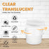 4 Oz 12-Count TUZAZO Small Freezer Containers with Lids BPA Free Small Plastic Food Storage Containers for Snack