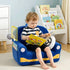 OUOZZZ 13 Toddler Chair Years Old, Kids Chair Comfy Car Sofa with Cushion Handle & Book Pocket, Soft Sherpa Foam Seat
