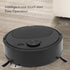 Fdit Robot Vacuum Cleaner, Mini Automatic Avoidance USB Charging Smart Sweeping Robot for Wooden Flooring (Black)