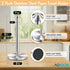AOSION 2 Pack Stainless Steel Paper Towel Holder,Paper Towel Holder Countertop,Standing Paper Towel Holders for Kitchen Bedroom and Bathroom, Upgrade Design,Brushed Silver 13.8" by AOSION