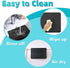 PoYang Coffee Mat, 12" X 17" Coffee Bar Mat with Rubber Backed, Absorbent Dish Drying Mat for Countertops, Black Coffee