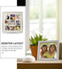 PRETYZOOM Photo Frame Stand Easel Plate Holder Plate Stands Metal Frame for Display Plate Holder Display Frame Holder Stand Photo Album White Picture Frame Ceramic Plate Iron