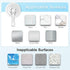 VIS'V Small Shower Suction Cup Hooks, Heavy Duty, Removable and Reusable, Clear, 2 Pcs