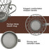 Coffee Pods Storage Basket - Silver Holder for 35 K Cup Organizer, Coffee Basket Decor for Coffee Bar Countertop