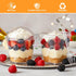 300 5 Oz 7 Oz Frozen Pcs Dessert Cups with Spoons and Lids, and Clear Plastic Parfait and Shooter Cups for Parties.