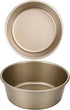 Mini Pie Pan Tart Tins, 4 Inch Cupcake Pan, Air Fryer Hamburger Bun Mold, 2 Sets