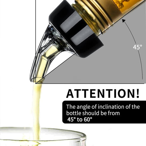 Automatic Measured Bottle Pourer, Quick Shot Spirit Measure Pourer, 1oz/30ml (4 pack) for Home Bar Tools