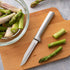RADA Cutlery 3.25" Serrated Regular Paring Knife (R142) - Stainless Steel Hollow Ground Blade, Silver Handle