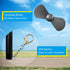 Pocket Fan, GS Mini Portable Fan, Battery Replaceable Handheld Cooling Fan for Home Office Outdoor Travel