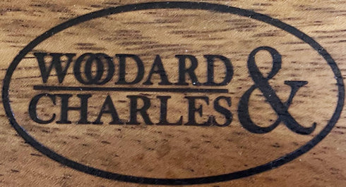 Woodard & Charles Acacia Wood 4" Individual Square Serving Bowl Set of 4 for Appetizers, Nuts, and More
