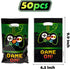 PANTIDE Video Games Party Favor Bags - Game On Plastic Loot Gifts Bags for Video Game Themed Birthday Party, Set of 50