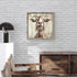 20 20 Inch Farmhouse Goat Wall Art Framed: Animal Portrait Print Decor Rustic Wood Nursery Painting Picture Funny Farm