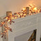 Vanthylit 6FT Red Berry Garland Lights, Battery Operated Christmas Garland with Timer for Holiday Decorations