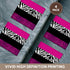 Pink Black and White Animal Print Coasters - 3dRose CST_35436_3, Set of 4