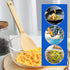 HANSGO 6PCS Bamboo Cooking Utensils Set, Spatula Spoons for Home Kitchen, Housewarming Gift