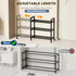 18-33 Closet, 3-Tier Mavivegue Expandable Shoe Rack for Shoe Organizer, Adjustable Shoe Rack for Front Door Entrance
