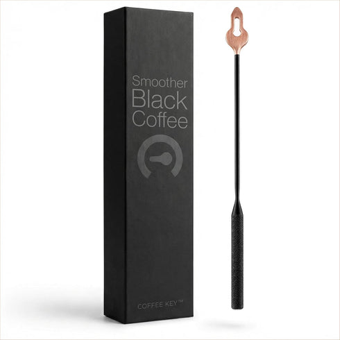 Coffee Key Stirrer for Black Coffee Drinkers and Baristas, Softens Bitterness for Smoother, More