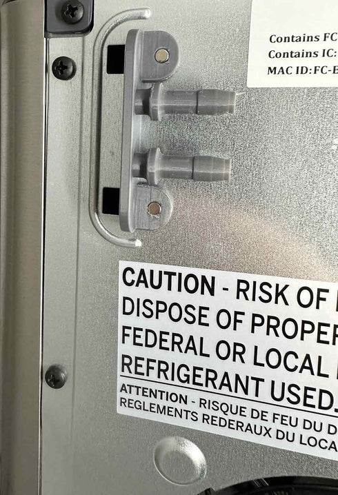 GE Profile Opal Nugget Icemaker Upgraded Magnetic Hose Holder Clip for Drain and Fill Tank Hoses