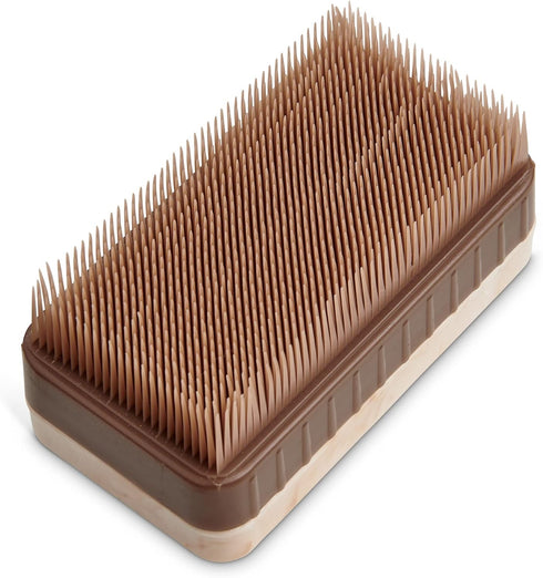 HIC Kitchen Potato Brush and Vegetable Scrubber, Dual-Textured Bristles
