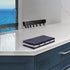 Nautica 100% Cotton Kitchen Towels Set of 3 | 18" X 28" Navy/White Stripe Super Absorbent Dish Towels for Drying Dishes