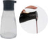 Excelity Cruet Dispenser Set for Olive Oil, Vinegar, Soy Sauce with Elegant Glass Bottle for Kitchen Cooking.