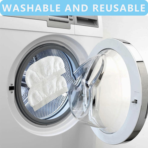 Rjnlsc 24 Pack Replacement Steam Mop Pads for Bissell Steam Shot, PurSteam, Wagner Spraytech, Comforday Handheld Steam