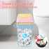 4 150 Counts Bathroom Trash Can with Lid Gallon Pink Trash Can Bedroom Trash Can Small Garbage Can with Trash Bags