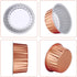 EUSOAR 30pcs Disposable Ramekins with Lids, 5oz Aluminum Foil Muffin Liners, Cupcake Baking Cups, Creme Brulee Holders