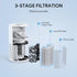 FULMINARE PU-P05 Air Purifier Replacement, Quiet Air Cleaner Filtering Out 99.97% of Smoke, Pollen, Particles