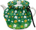 Lucky Leaf Print Tea Cozy for Teapots, St. Patrick's Day Insulated Dust Cover for Home Kitchen Decoration