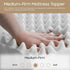 Zayton 2-inch Convoluted Foam Mattress Topper with Egg Shell Design | Breathable, Soft, and Comfortable Bed Toppers