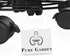 Set 2 12 Metal Plant Caddy- of Round Pot Stand on Wheels- Black Rolling Tray, Locking Casters, Rustproof