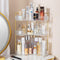 shuang qing 3-Tier Corner Bathroom Counter Organizer Storage Shelf for Makeup, Perfume