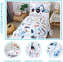 4 Sets PERFEMET Car Toddler Bedding Kids Pieces Bed in A Bag for Boys Vehicles Truck Toddler Girl Comforter with Bed
