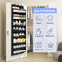 1 Pack 8 68" Closet, FENTEC Shelves Over The Door Shoe Organizer, Exlarge Deep Pockets Hanging Shoe Organizer, Shoe