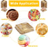 50 Set Gold Bottom Clear Cover Plastic Mini Cake Box, Muffin Box, Moon Cake Box