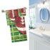 Naanle Set 3 1 Towel+1 Towel+1 Stylish American Football Field and Ball Soft Luxury Decorative of Towels, Bath Hand