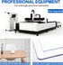 WanDeela 2 Set 16 22 Inch X Plastic Tablecloth Clear Table Protector Wooden Furniture Wood Dining Coffee End Side Table