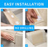 Non-Slip Recliner Headrest Protector Covers, Washable Faux Leather for Recliner Chair, Couch, Sofa, Office Chair (Beige)