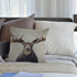 HGOD DESIGNS Moose Throw Pillow Case, Cotton Linen Square Cushion Cover for Home Decorative Sofa Armchair 18 x 18 inch