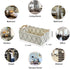 Small Storage Baskets, Toy Storage Organizer Rectangle Basket, Decorative Storage Basket with Wooden Handles