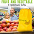 13.8 11 Inch Banana Bag To Keep Bananas Fresh Longer - x Reusable Banana Keeper for Freshness with Aluminium Foil