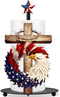 Thyle 4th of July Patriotic Paper Towel Holder, Red White Blue Eagle
